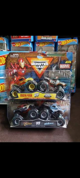 Hot Wheels Monster Jam Iron Man vs. Hulk - Foto 2
