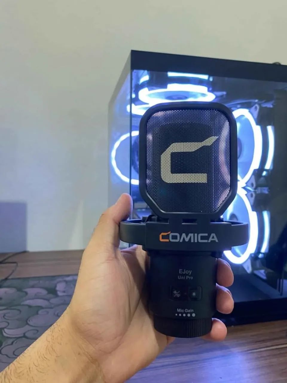 Microfone Cômica Gamer + braço articulado64302951508098121