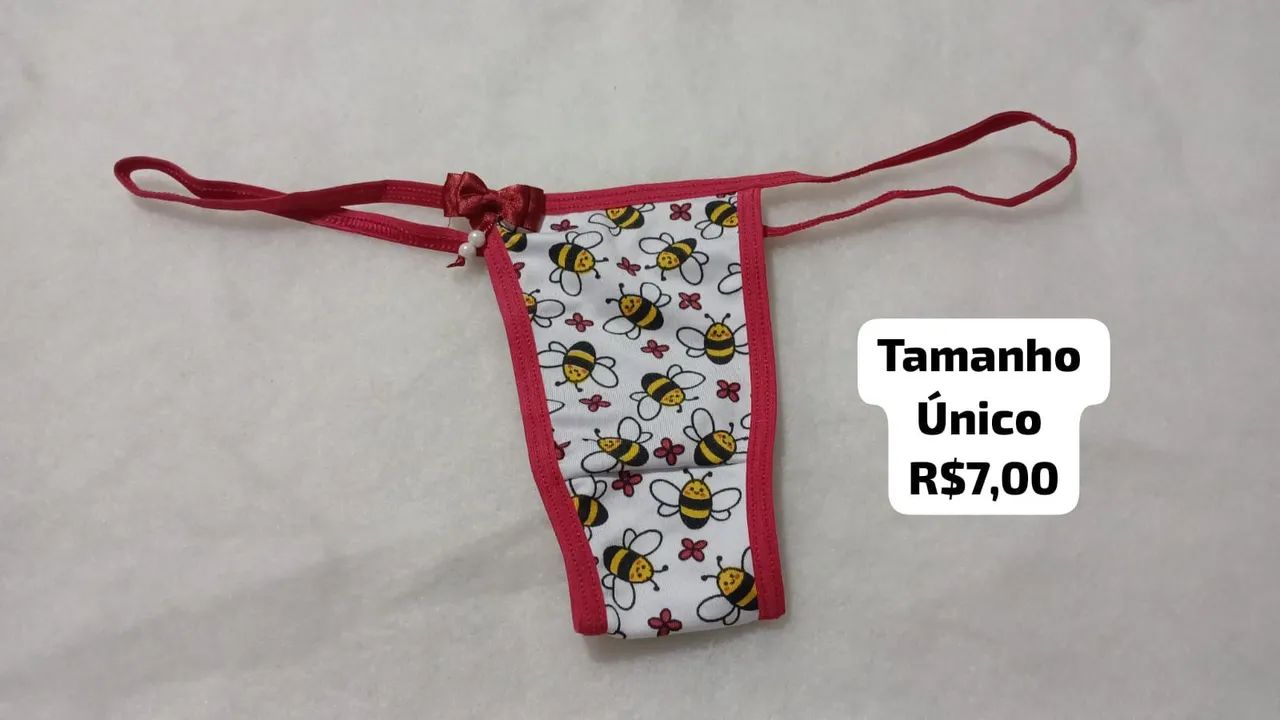 Calcinha modelo fio em renda  - Foto 4