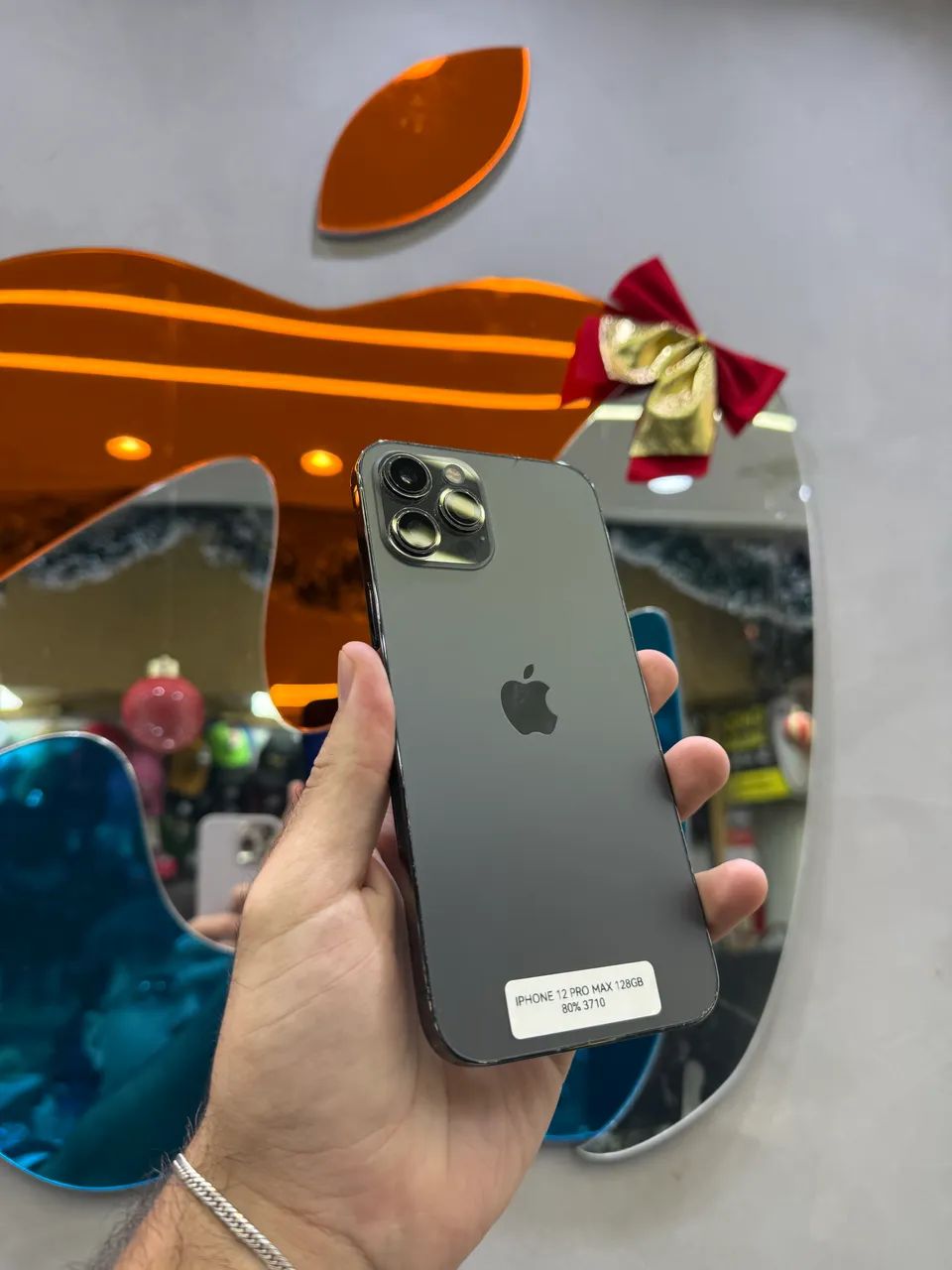 IPHONE 12 PRO MAX 128GB 5G GRAFITE SEMI NOVO OPORTUNIDADE PROMOÇÃO