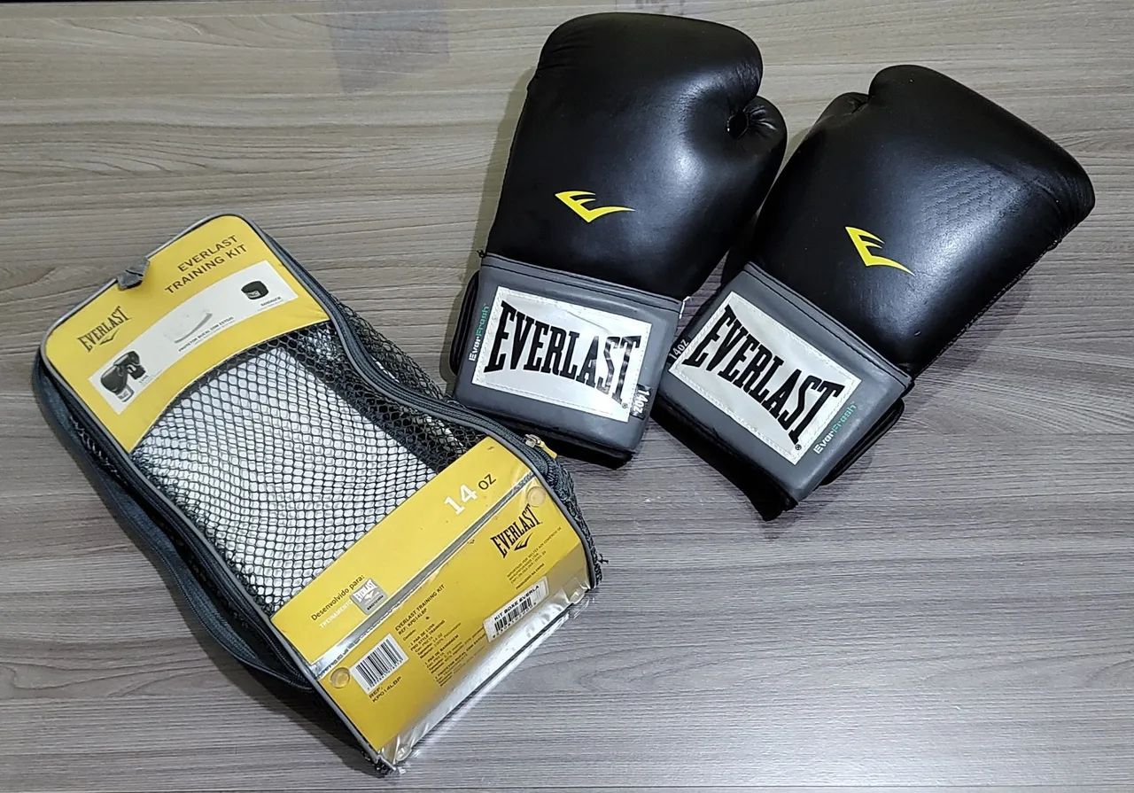 Luva de boxe Everlast 14oz - Excelente!!
