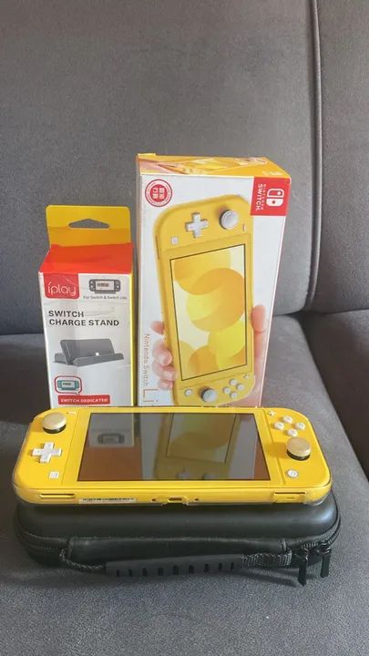 Nintendo Switch Lite Amarelo desbloqueado 128 g