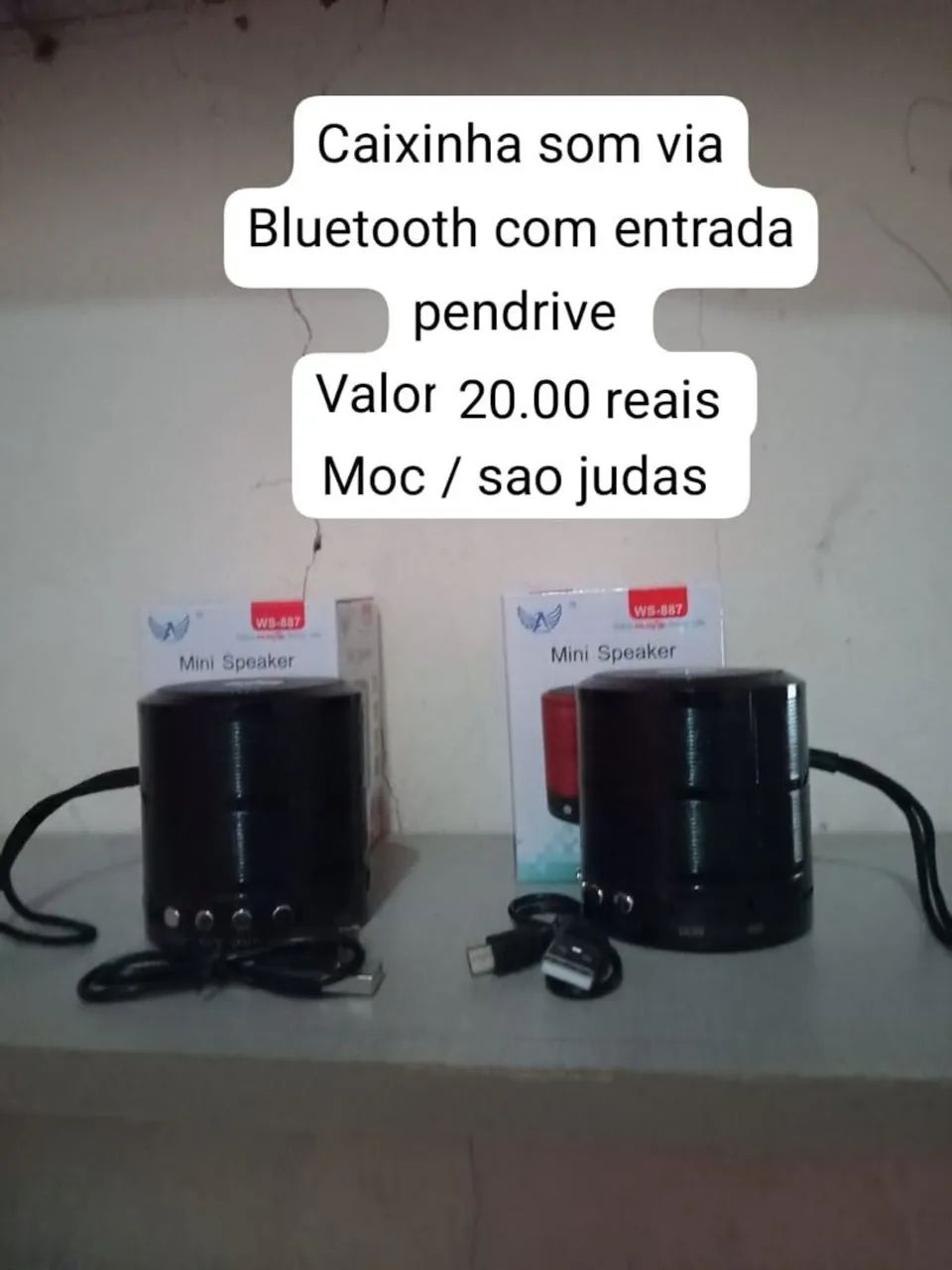 Caixa de Som Bluetooth com Entrada Pendrive - Foto 3