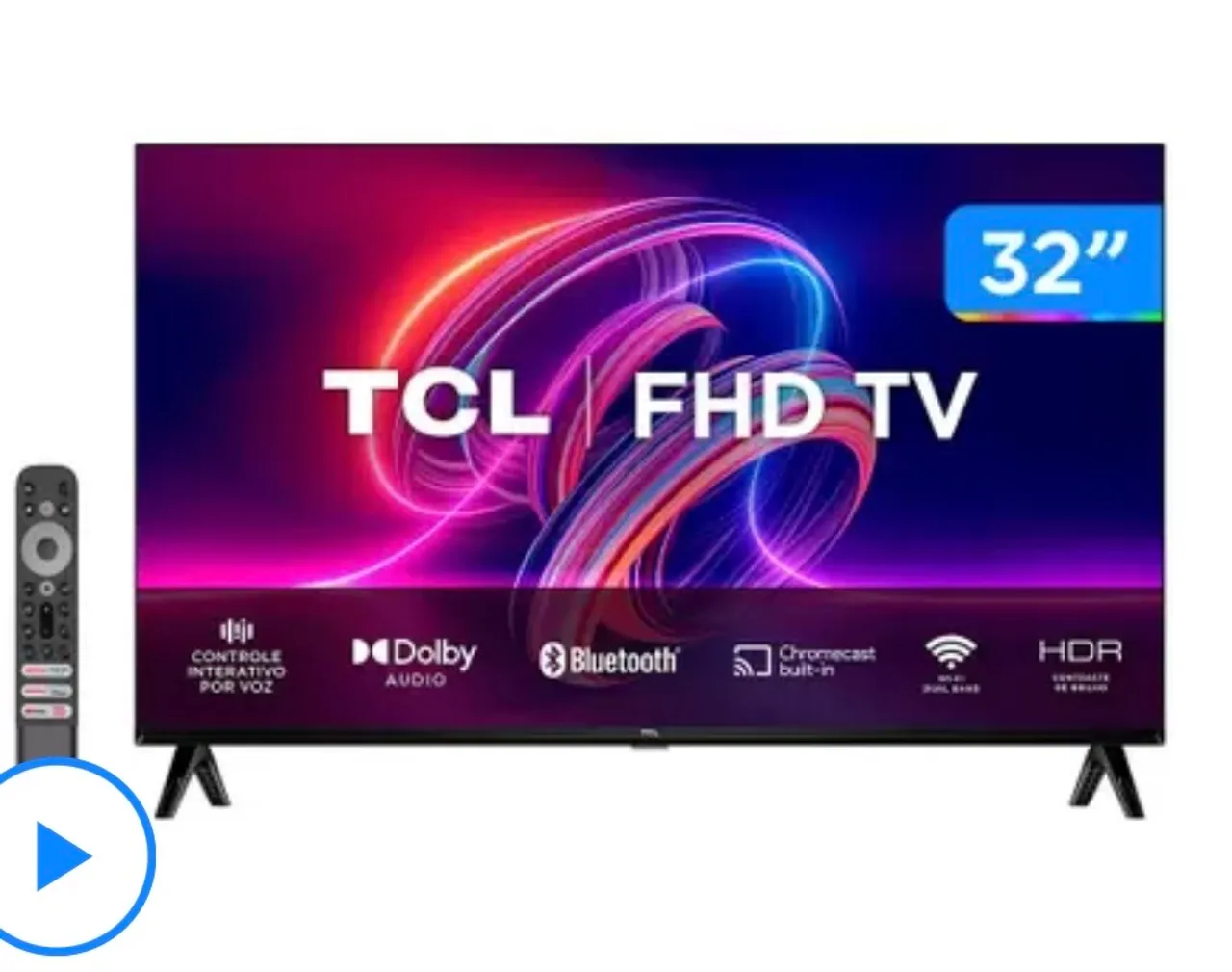 TV TCL 32 polegadas FHD Smart