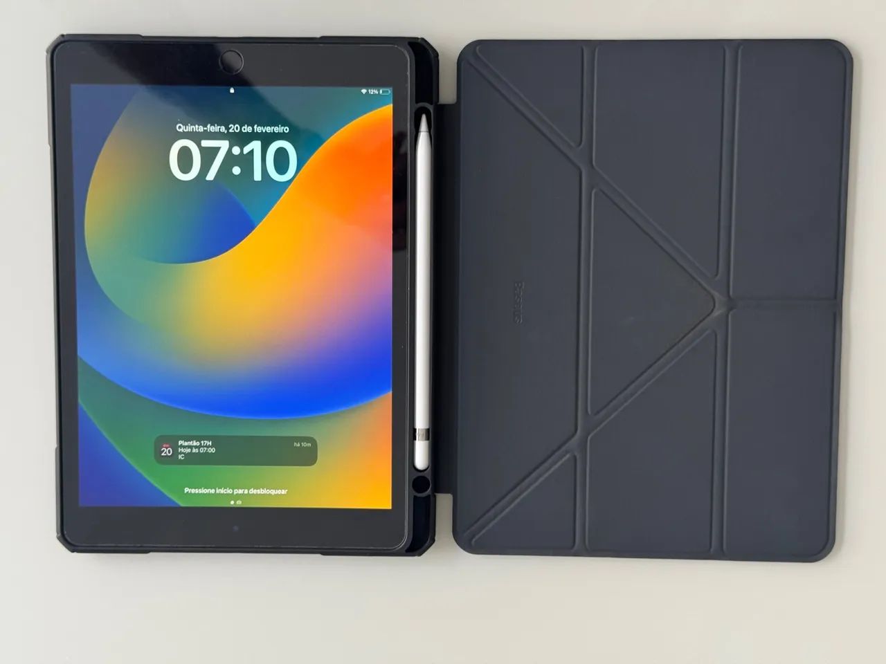 iPad 9 + Apple Pencil + teclado e capa baseus  - Foto 3