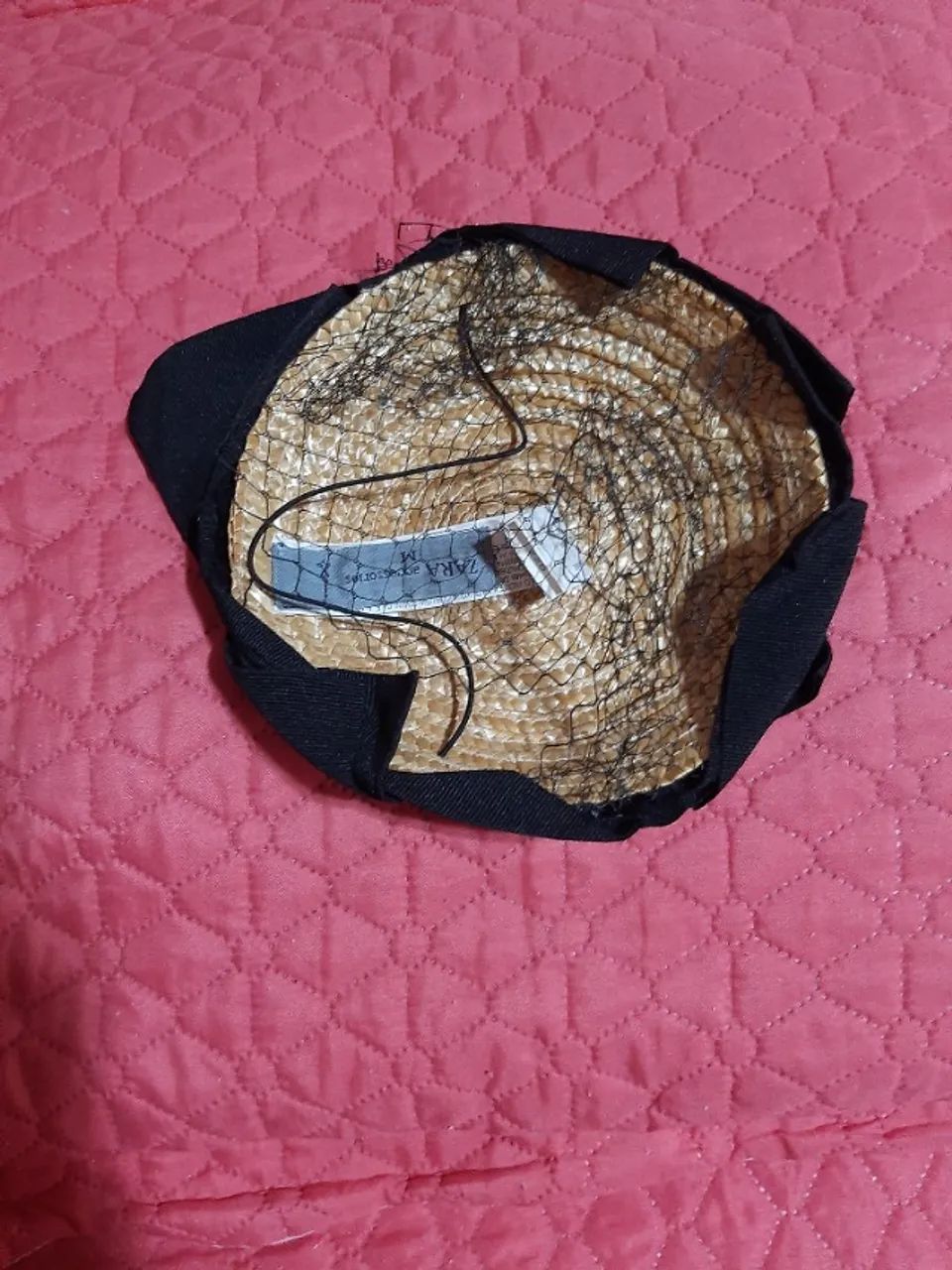Chapéu Zara Preto com véu - Foto 2