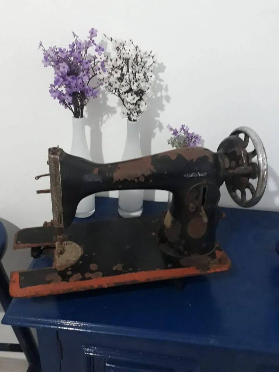 Máquina de Costura Antiga para Decoração64299511038850120