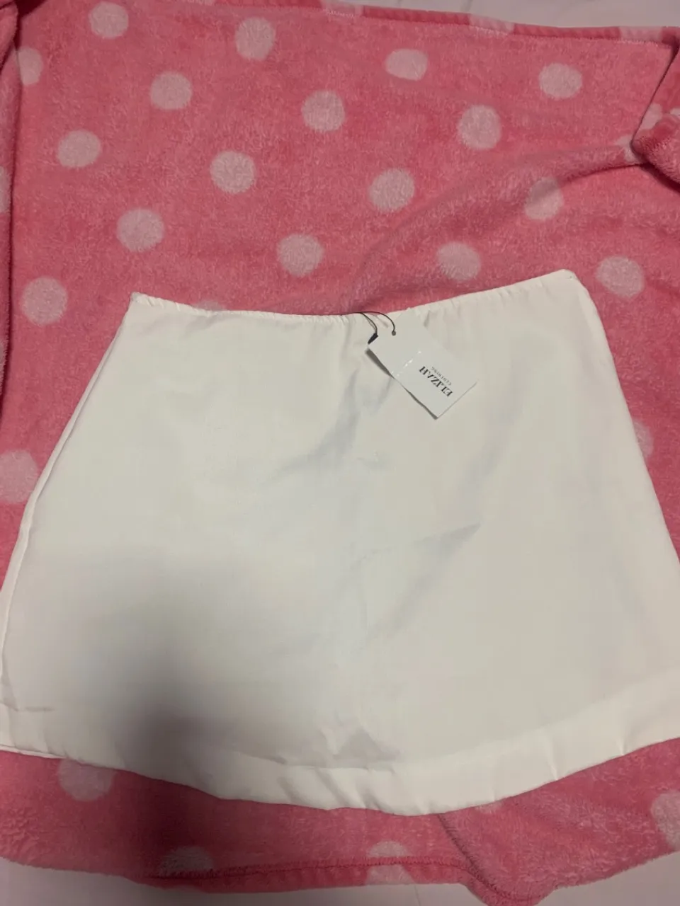 Short saia Branca BYZZA CLOTHING