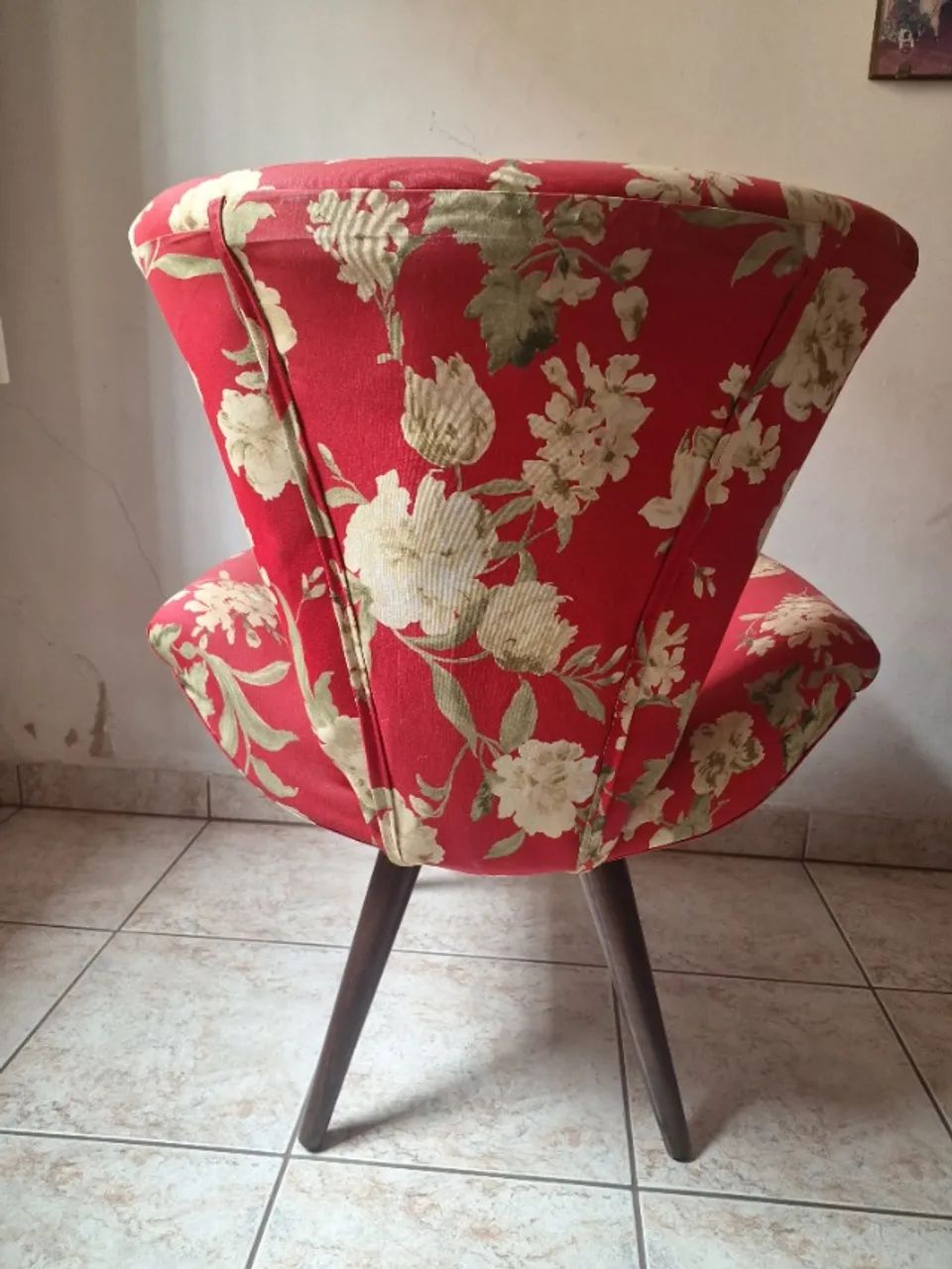 Poltrona estampada, modelo anos 50. - Foto 3