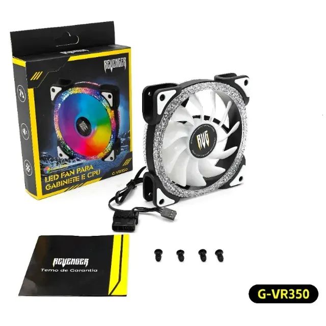 Cooler LED Fan para Gabinete CPU Revenger VR350