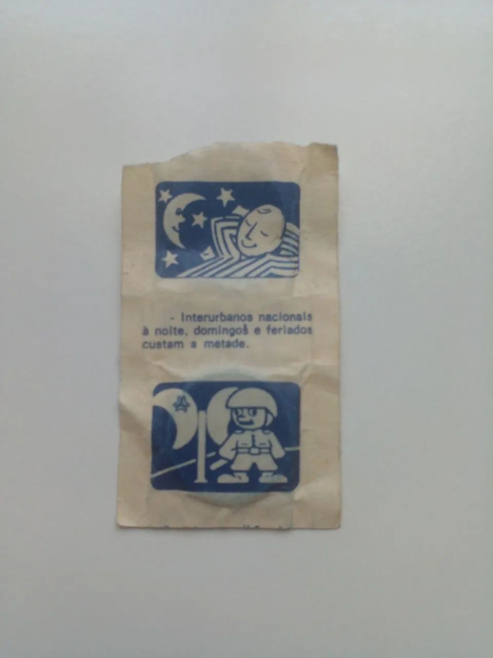 Ficha telefônica Telesp da Embalagem