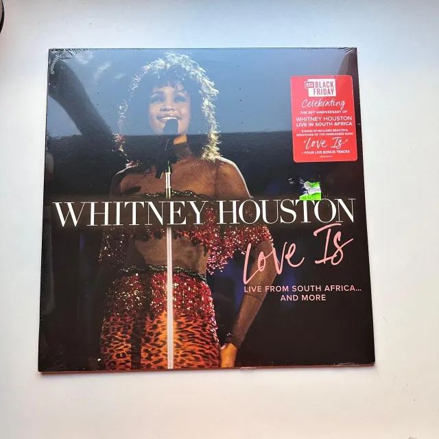WHITNEY HOUSTON: Love Is "Live From South Africa" And More LP (RSD Black Friday 2024 Exclu
