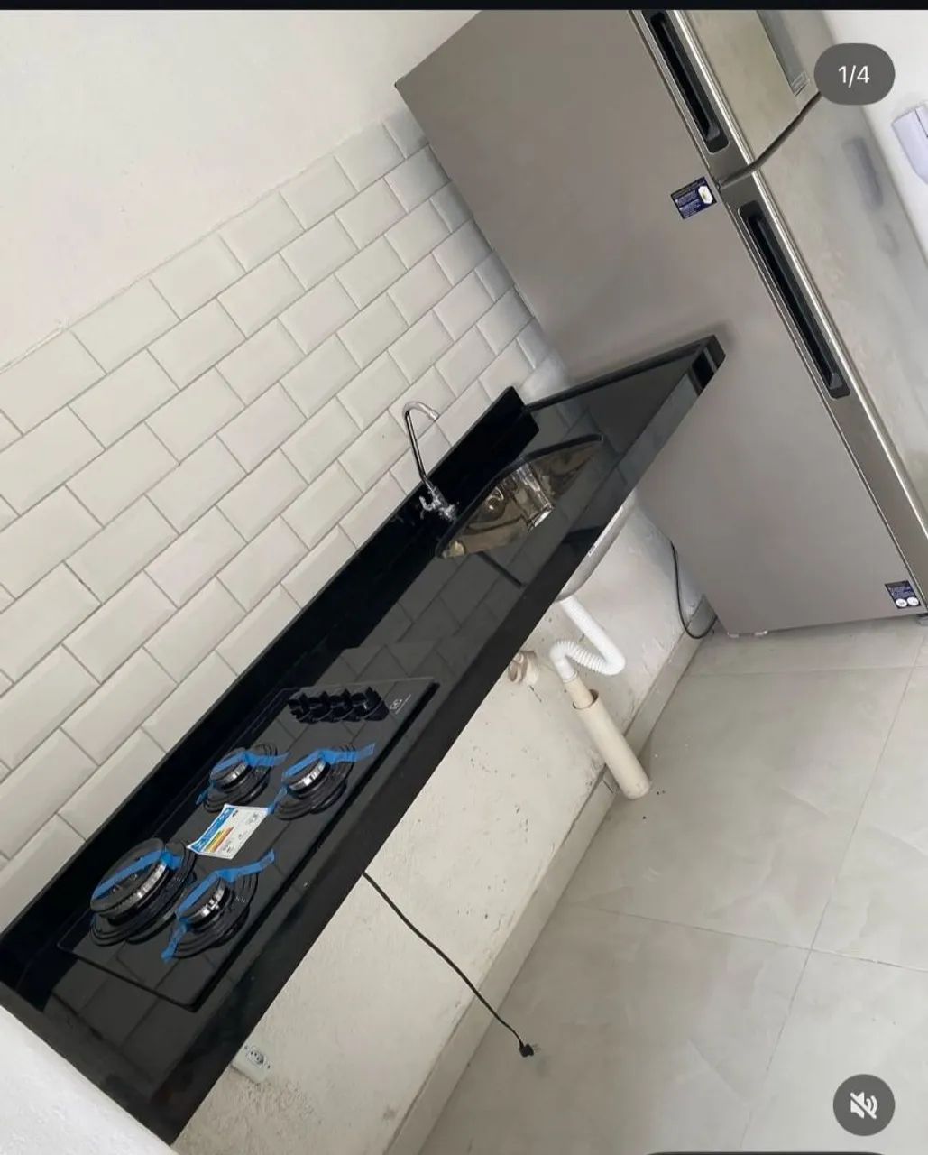 Bancada de Granito com Furos para Cubas - Foto 3