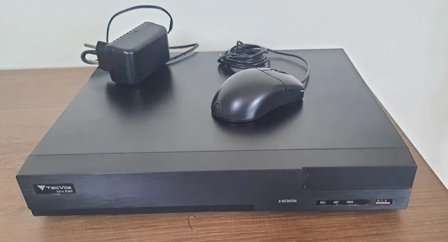 Gravador Digital Tecvoz Tw-e308 - 8 Canais + Monitor Samsung (Usado) - Foto 4