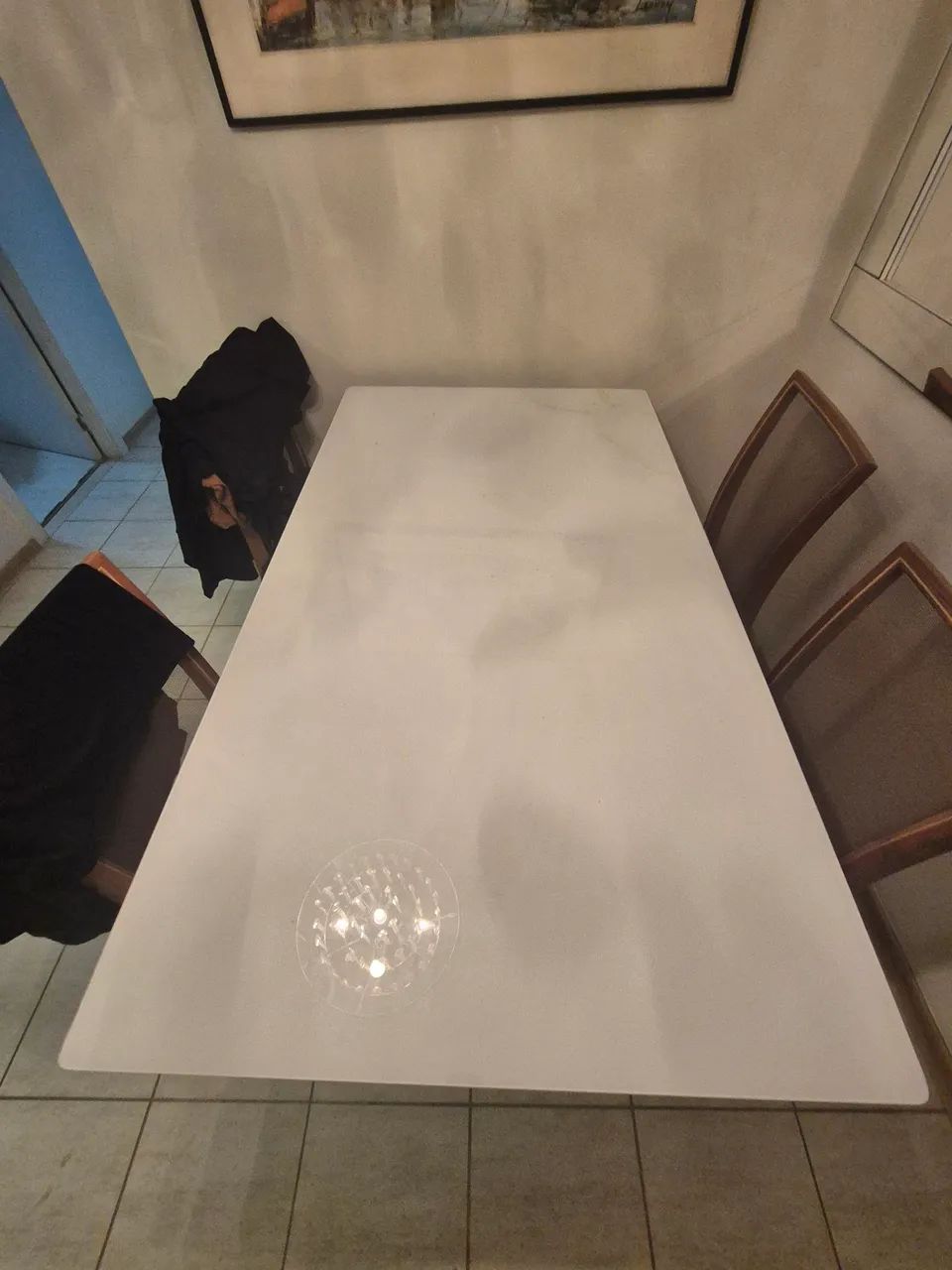 Conjunto de mesa + 4 cadeiras (CasaShopping) 