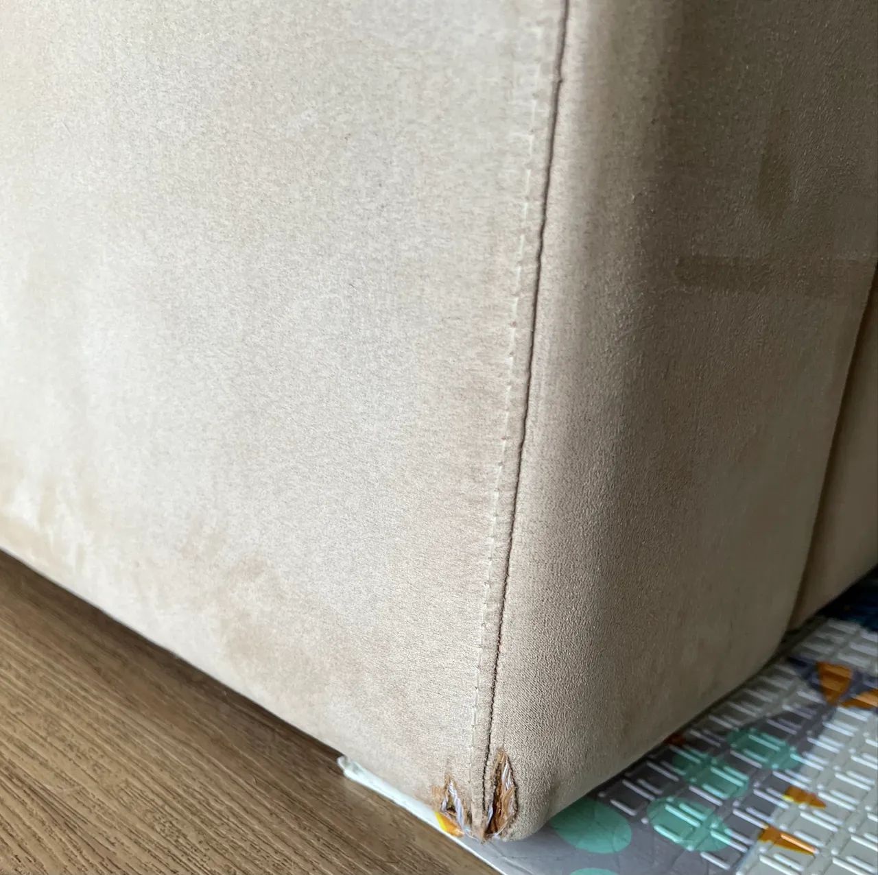 Sofá retrátil bege  - Foto 5