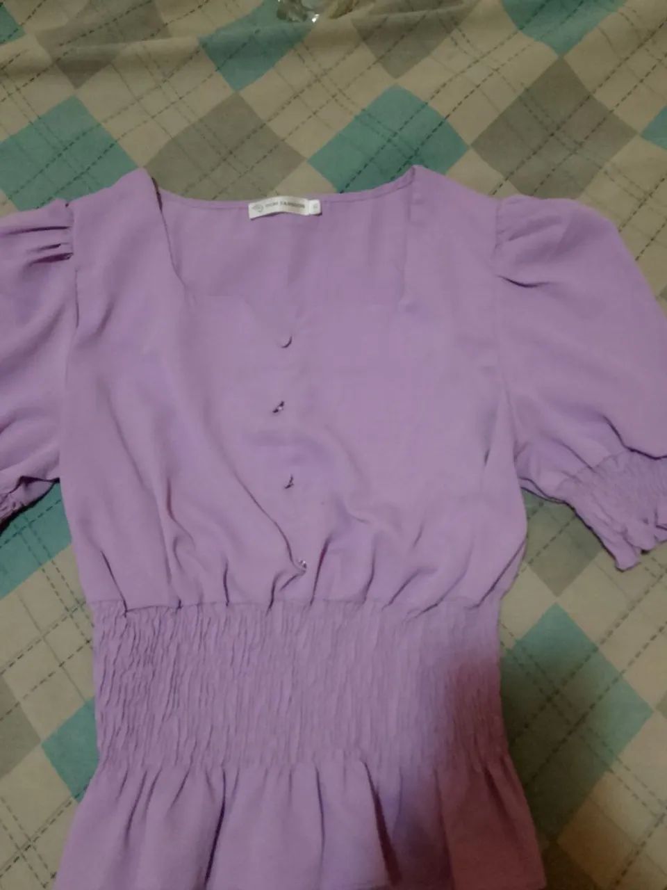 Body Verde com Mangas Bufantes e Blusa estilo bonequinha  - Foto 4