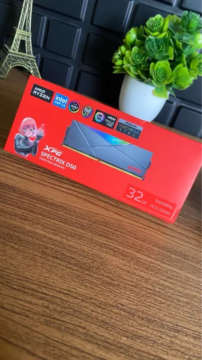 Memória RAM XPG Spectrix D50 32GB DDR4 3200MHz