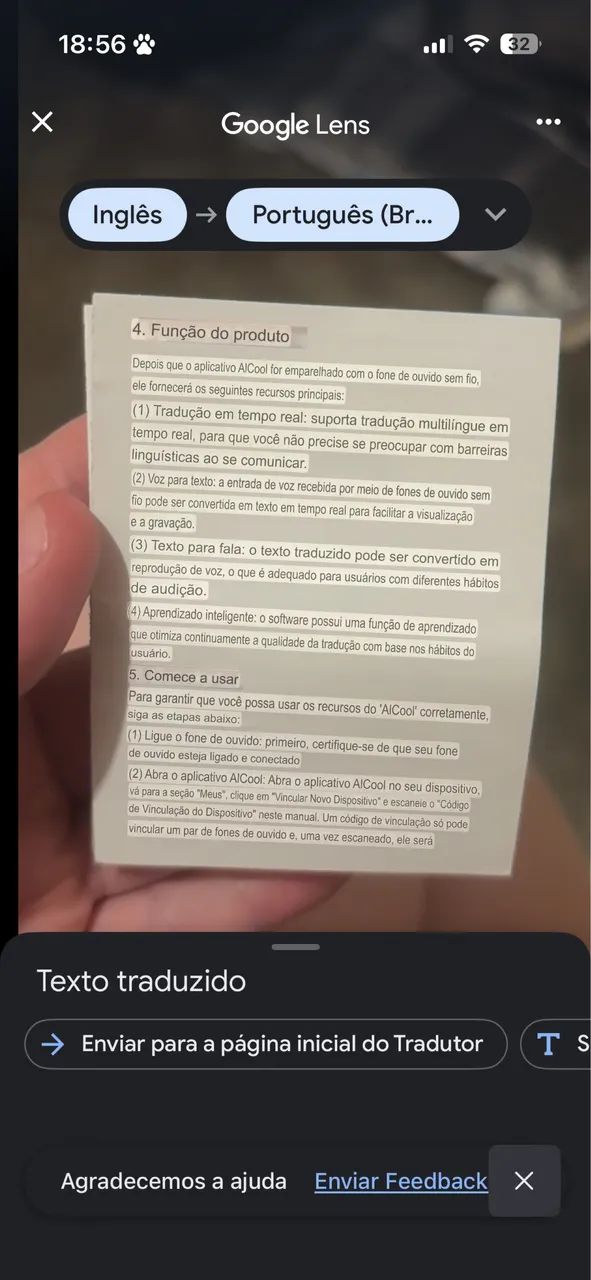 Headphone wireless com tradutor - Foto 5
