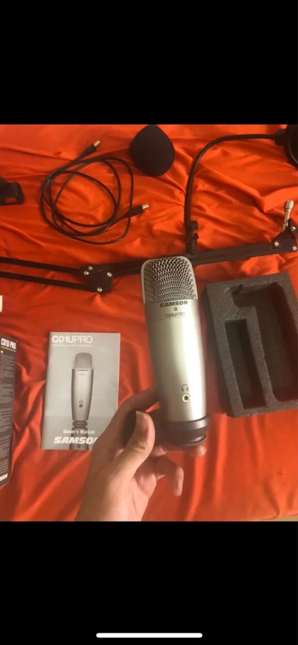 Microfone condensador profissional