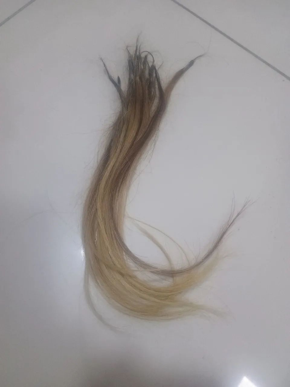 Cabelo loiro escuro  14 tiras 