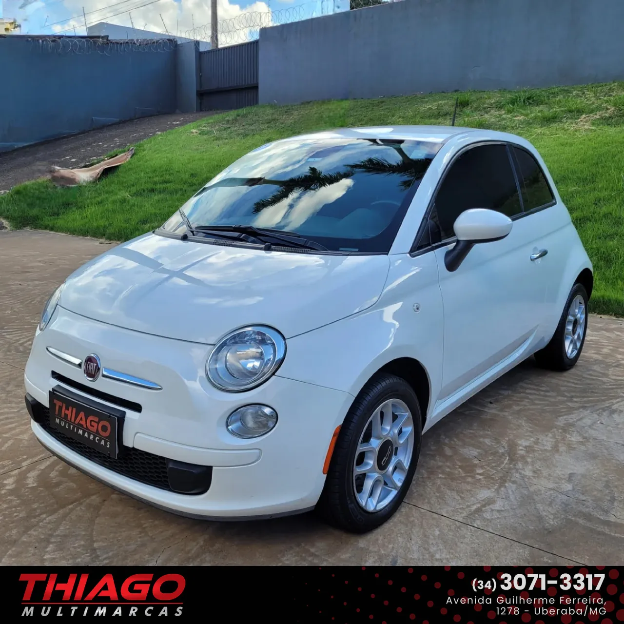FIAT 500 1.4 CULT 8V FLEX 2P AUTOMATIZADO BRANCO 2015