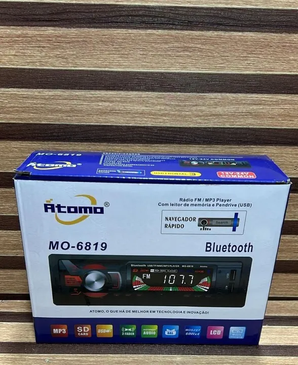 Auto Rádio Bluetooth Mp3 para Carro Universal