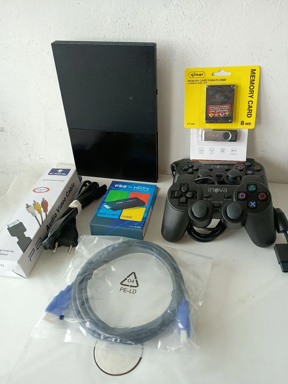 Playstation 2 Completo - Console, Acessórios e Jogos