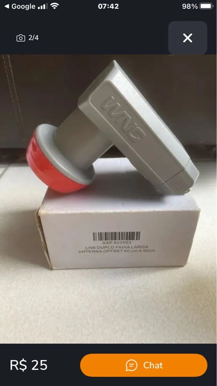 LNB Duplo Faixa Larga WNC - Foto 2