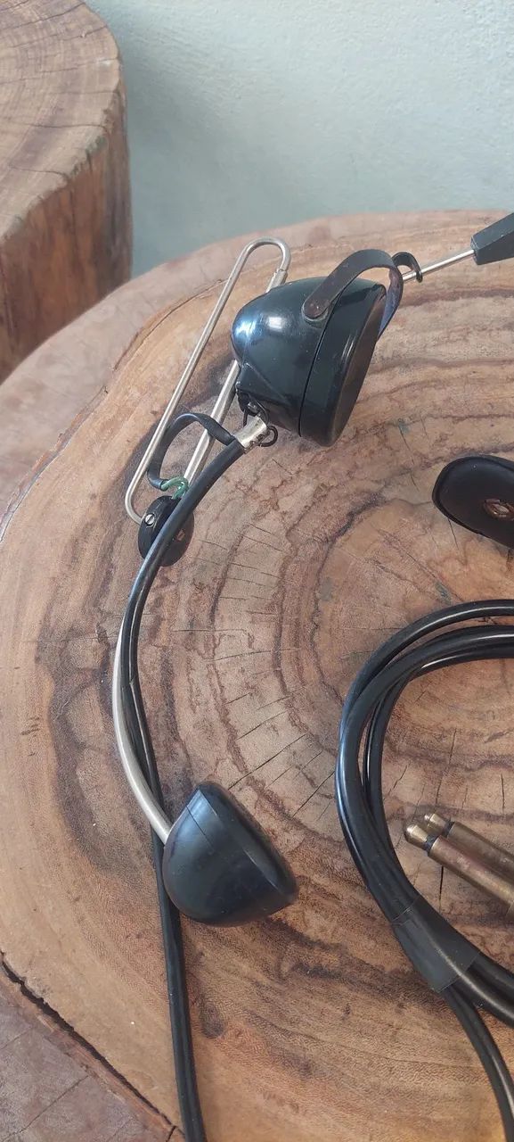 Antigo Fone de ouvido vintage - Foto 2