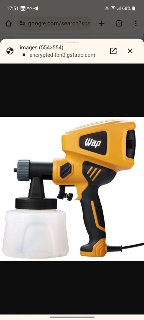 Aluguel de Pistola de Pintura Elétrica Wap