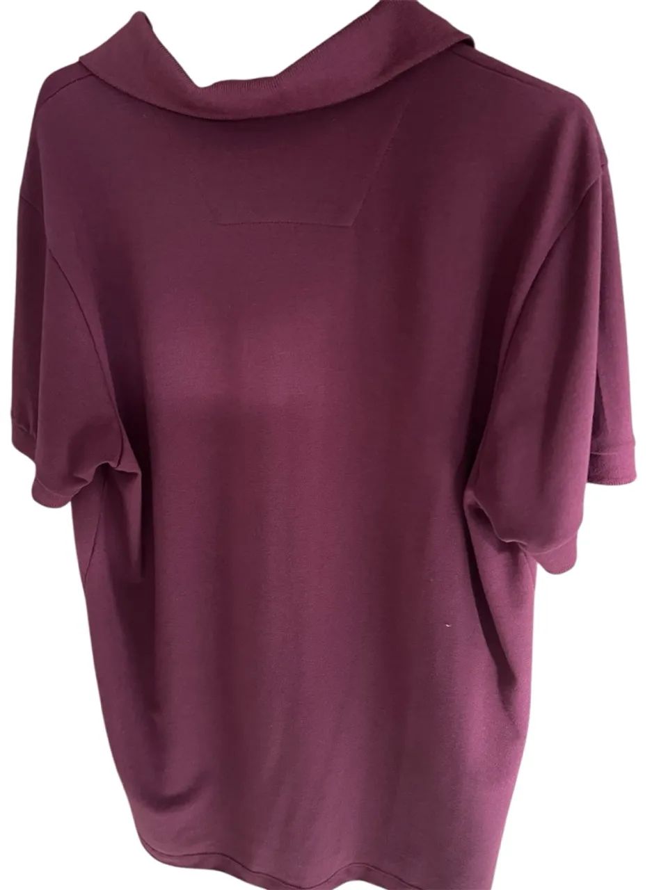 Camisa gola polo vinho  - Foto 3