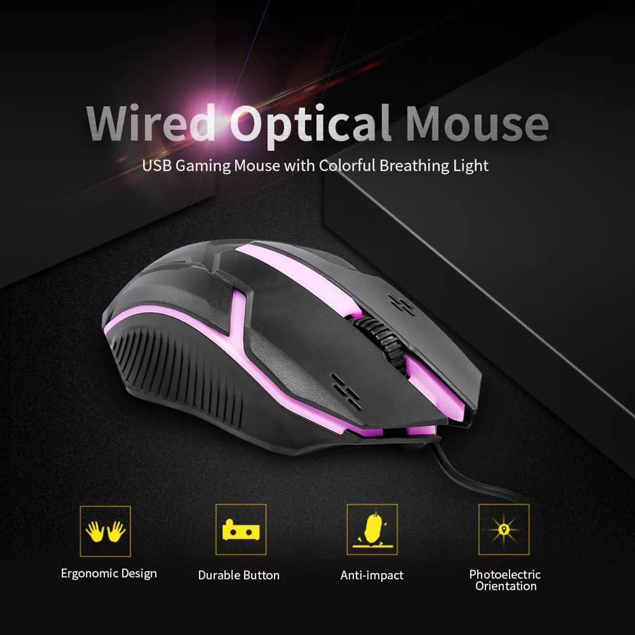 Mouse gamer usb pra jogo - Foto 2