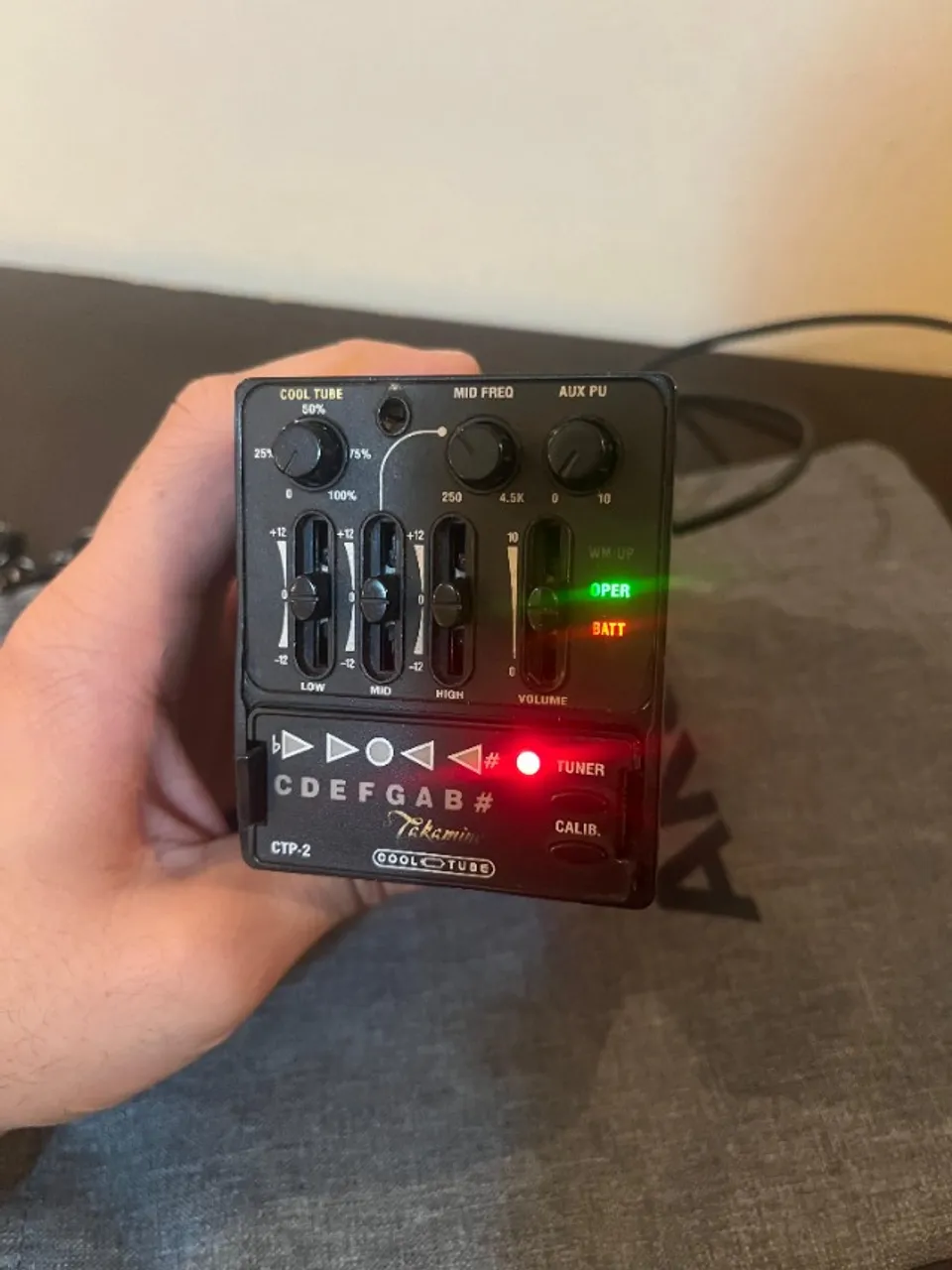 Pré-amplificador Takamine Japonês Ctp-2 (ñ Pre Amp Ct4bii)