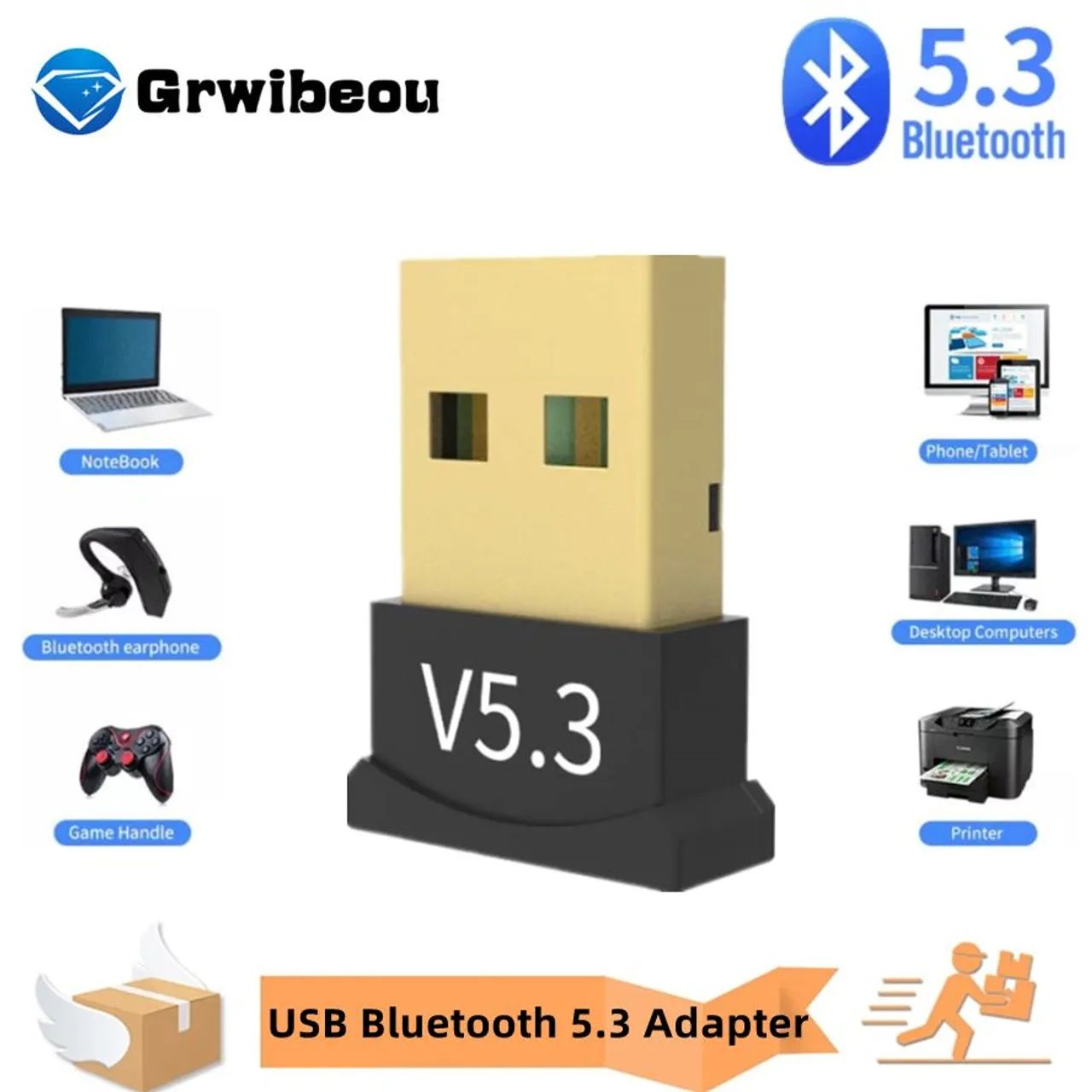 Adaptador Bluetooth p/ computador (Novo) - Foto 2
