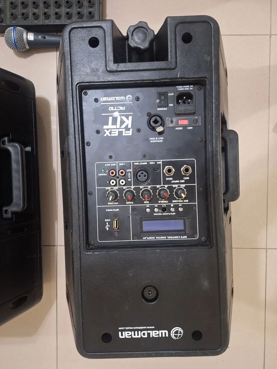 Acoustic speakers, sound mixer and microphone64595542670209123