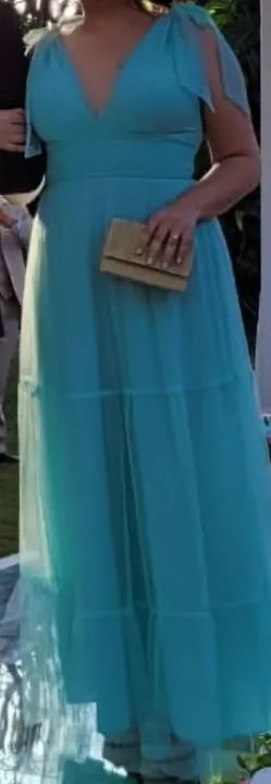 Vestido Verde Tiffany e Tule - Foto 3