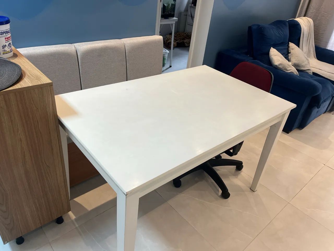 Mesa Retangular 4 Lugares em Madeira64985858456963121