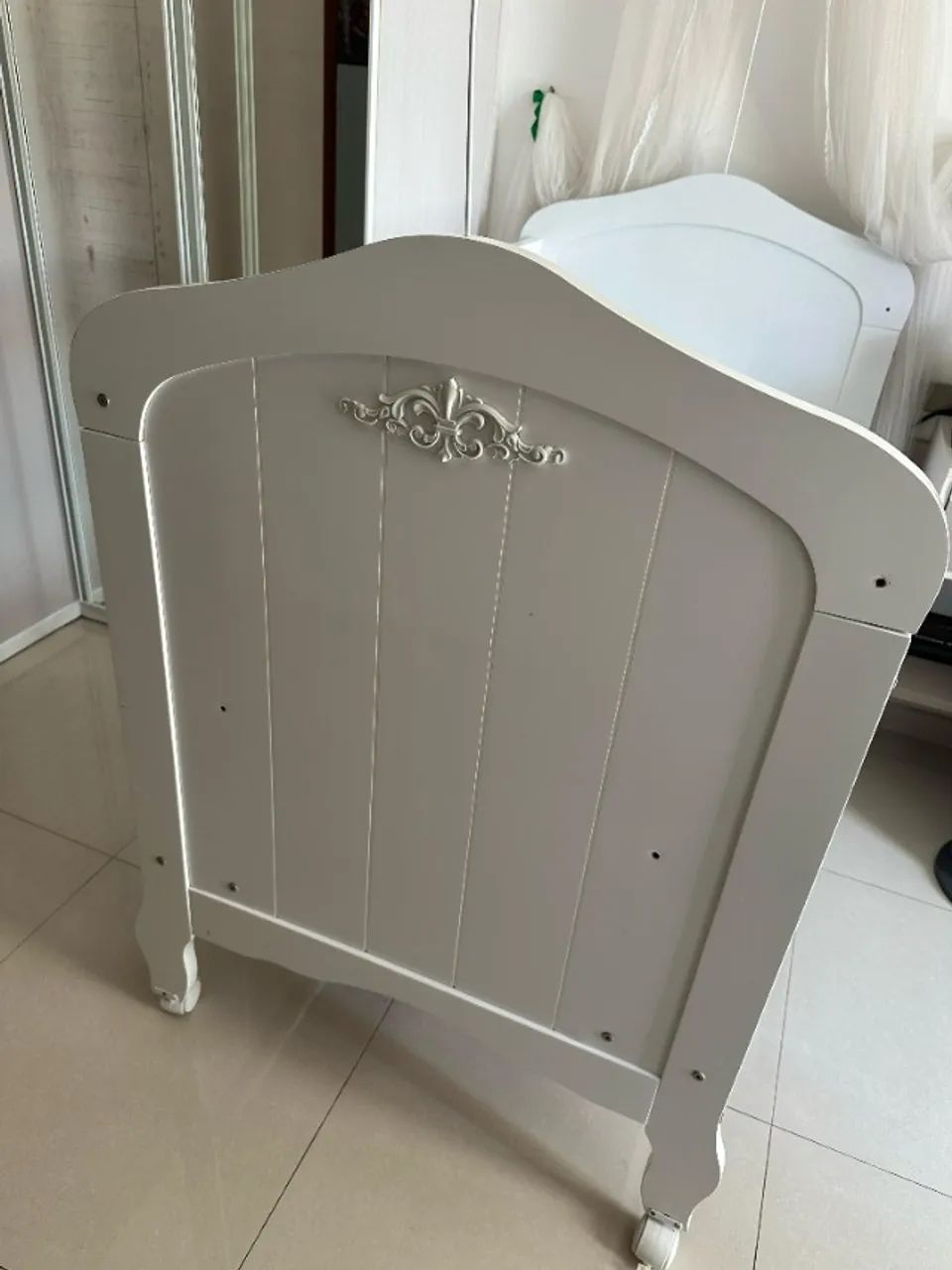 Berço Mini Cama Flex Harmonia - Branco Branco - Foto 5
