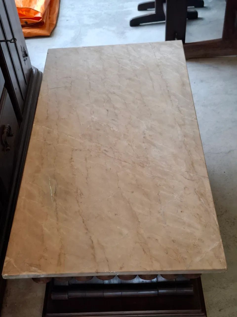 Mesa de Centro Jacarandá Mármore carrara - Foto 4