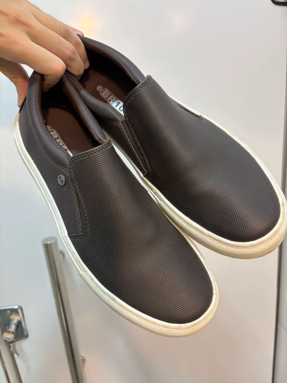 Sapato - Slip on, MARROM - tam 41 - Foto 3