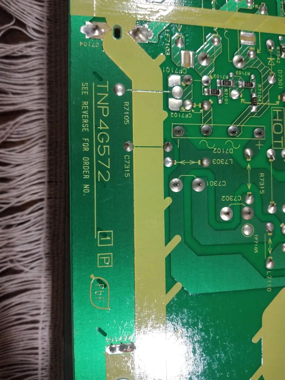 Placa fonte bivolt-  Panasonic, modelo TNP4G572 por 100 reais - Foto 6