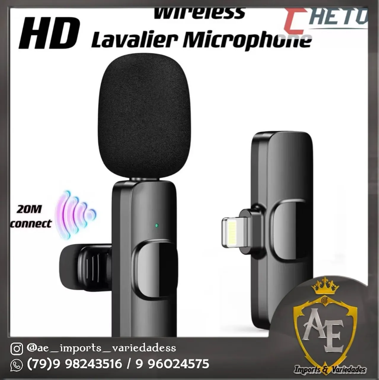 Microfone lapela