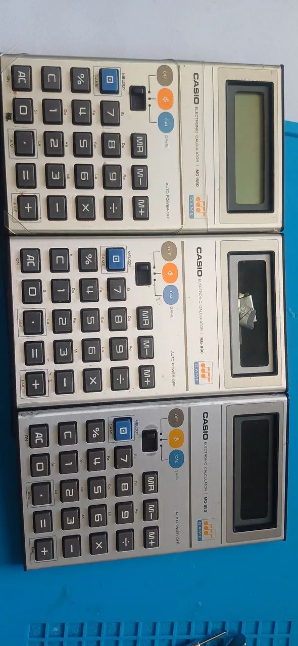 Calculadora casio mg 880 sucatas - Foto 2