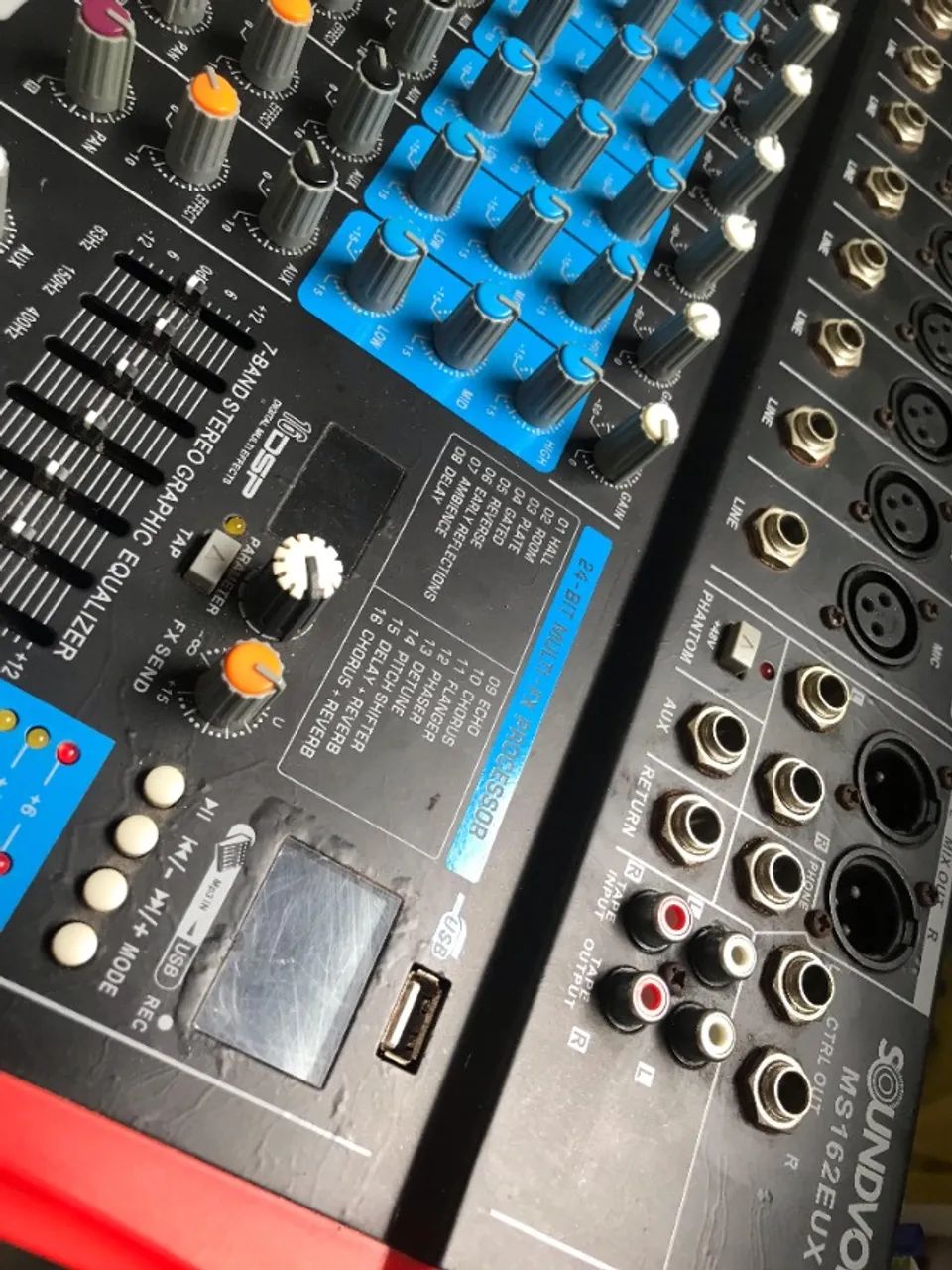 Mesa de Som Soundvoice Ms162 Mesa De Som 16 Canais Bivolt - Foto 5