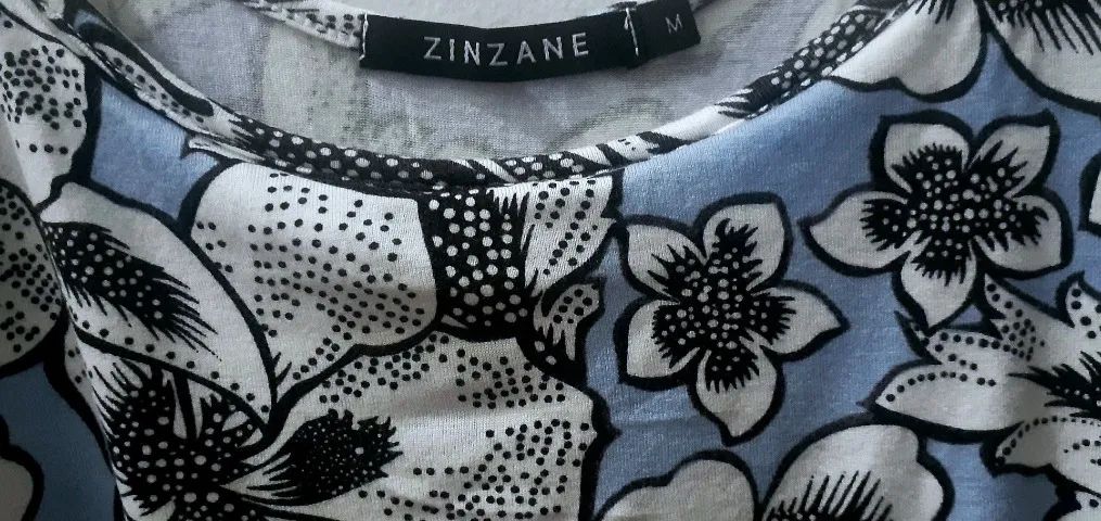 Magnífico Vestido azul Exclusivo da grife Zinzane, Tamanho M, alça ajustável. - Foto 4