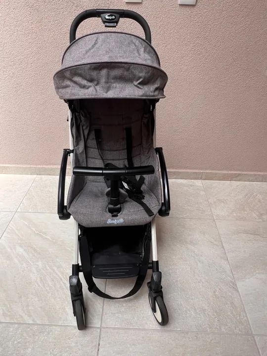 Carrinho de Bebê UP!  Burigotto- Cinza - Foto 3