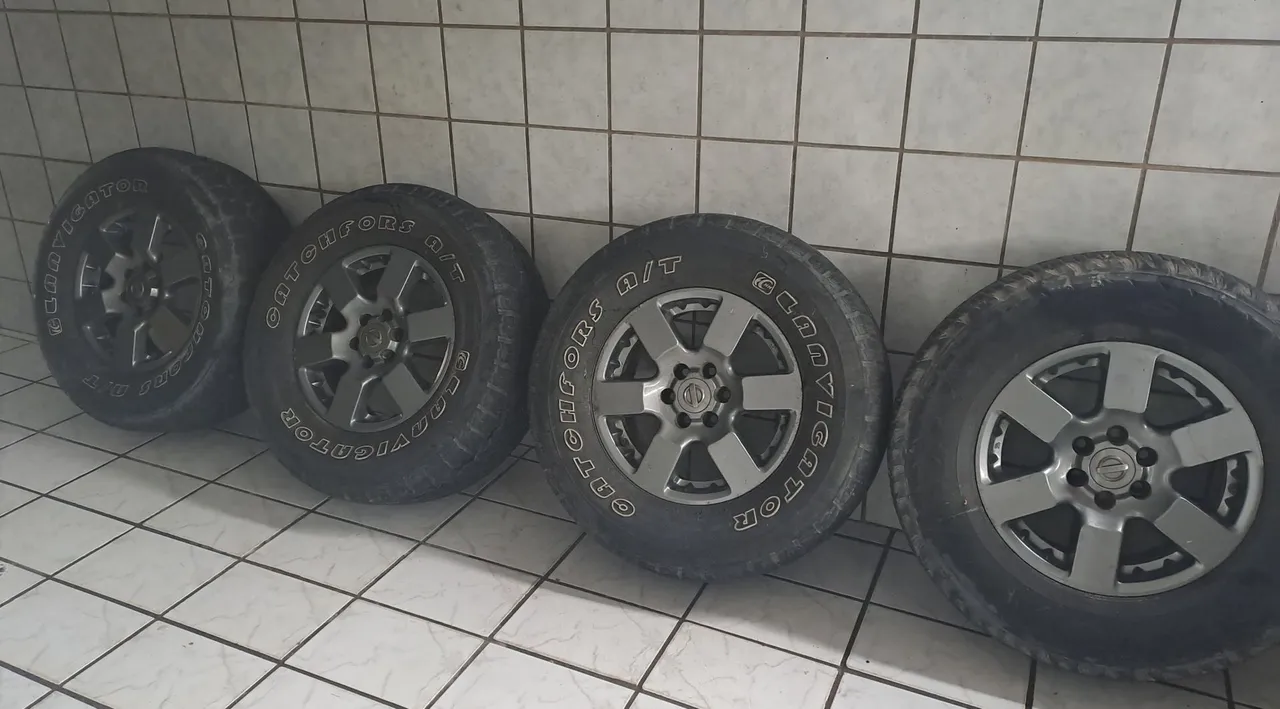 Jogo de Rodas Aro 16 Nissan Frontier