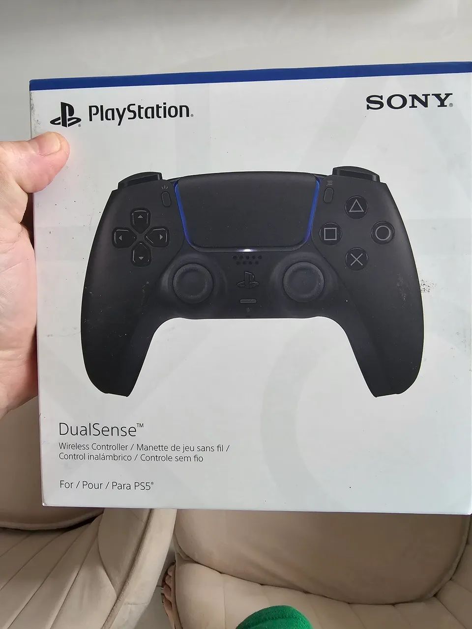 Controle Ps5 Novo Lacrado Nota fiscal - Foto 2