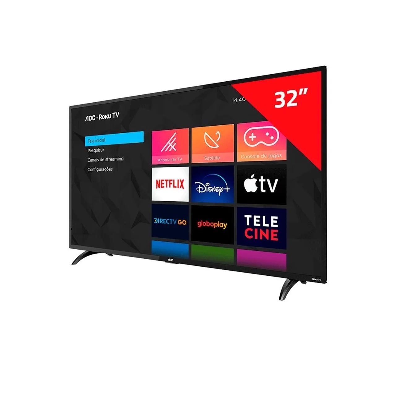 Smart TV AOC 32? Led Roku Wi-Fi - Foto 2